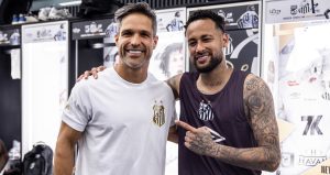 Campeão pelo Santos, Diego Ribas vê Neymar como peça-chave para livrar o Peixe do rebaixamento
