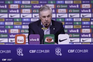 Confira a lista de convocados por Ancelotti para os jogos de outubro da seleção brasileira