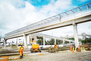 Porto de Santos ganha nova passarela