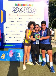 Alunos de Praia Grande quebram recorde no Campeonato Brasileiro Escolar de atletismo PCD