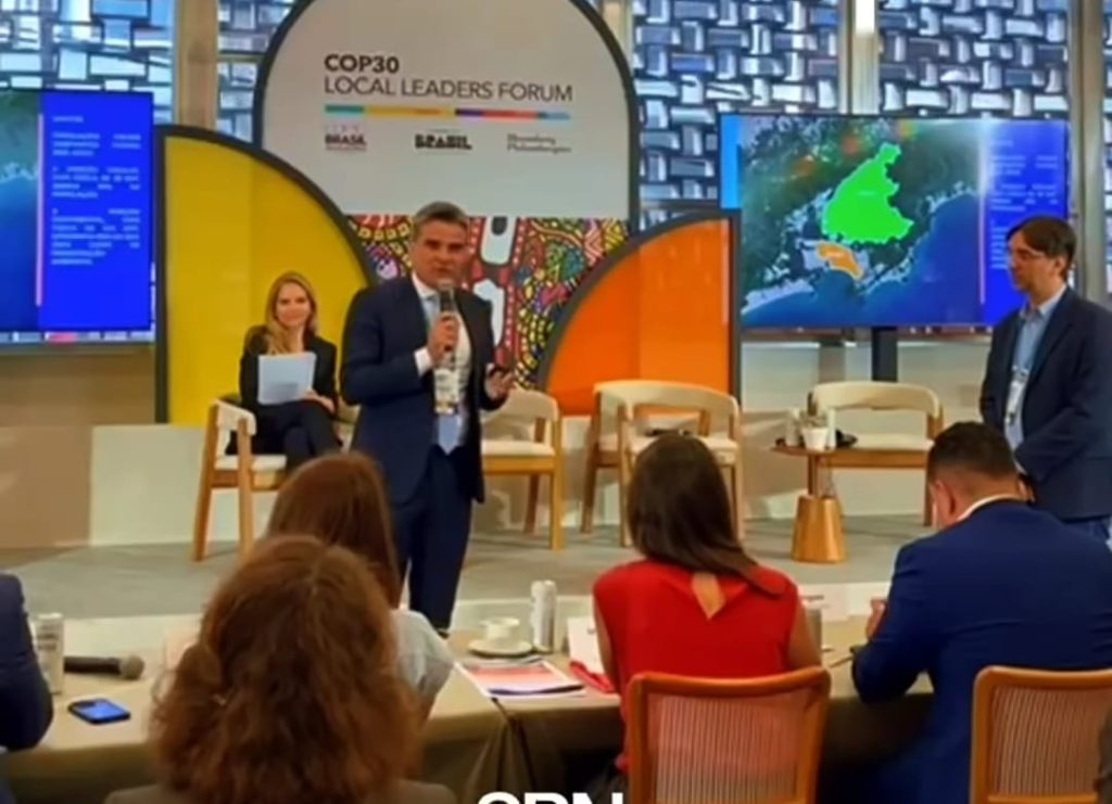 Em reunião preparatória para COP30, Ferraz apresenta projetos ambientalmente sustentáveis