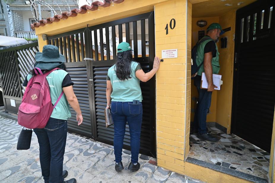 Mutirão em Santos elimina 23 focos do Aedes aegypti