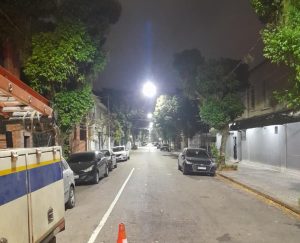 Santos supera 70% de iluminação modernizada com LED