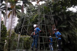 Santos instala 2,2 milhões de pontos de LED para o Natal