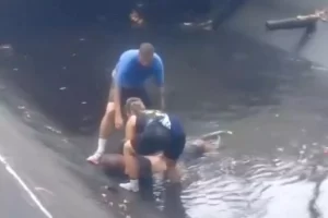 Homem é atropelado e arremessado no Canal 3