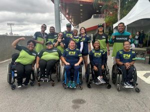 Equipe de Santos garante 34 medalhas nos Jogos Paralímpicos de São Paulo