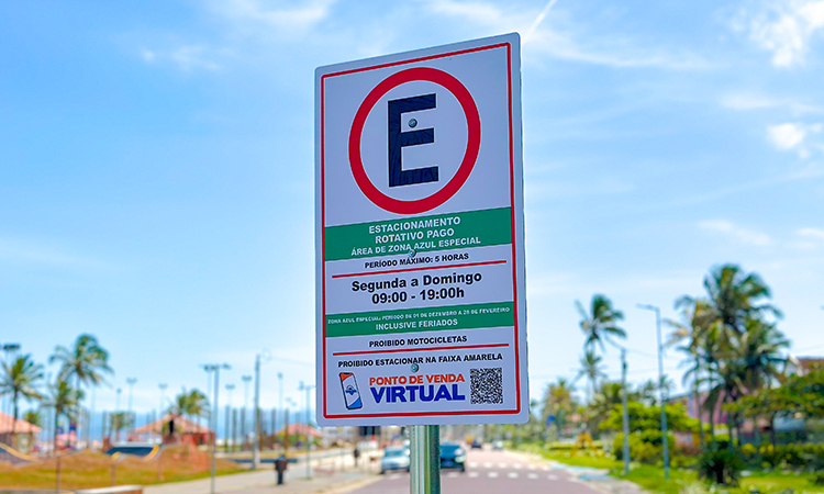 Zona Azul Especial começa a operar nas praias de Itanhaém