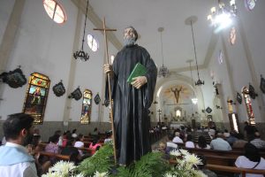 O padroeiro Santo Amaro.