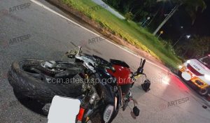 Motociclista morre em acidente na Rio-Santos