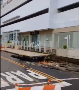 Chuvas provocam nova abertura de cratera em São Vicente