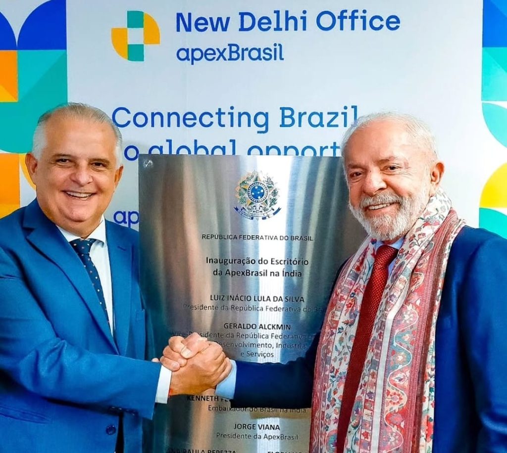 França e Lula inauguram escritório na Índia para apoiar exportadores
