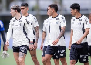 Com baixas importantes, Santos termina preparação para enfrentar o Mirassol