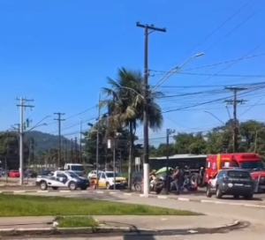 Motociclista sofre fratura exposta após acidente em VC