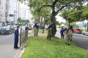 Santos amplia cortes de mato e grama em quase 70%