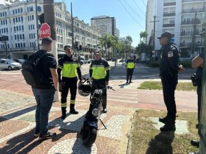 Santos aumenta fiscalização a bicicletas elétricas