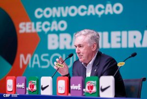 Sem Neymar, Ancelotti anuncia convocados para amistosos