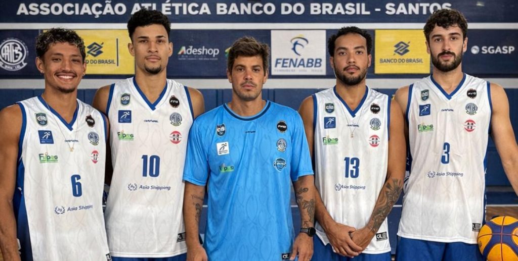 Equipe de Santos representa o Brasil em torneio internacional de basquete 3×3 na Rússia
