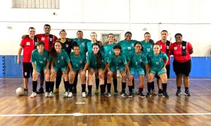 Futsal feminino da Praia Grande estreia com goleada nos Jogos Abertos da Juventude