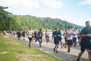 Percurso Pé na Areia incentiva atividade física em Guarujá