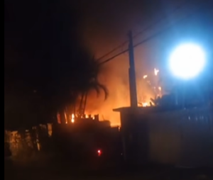Incêndio atinge depósito de bananas em Mongaguá