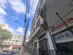 Estrutura: Santos tem oito ocorrências em imóveis do Centro por mês