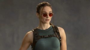 Acidente com Sophie Turner paralisa série ‘Tomb Raider’