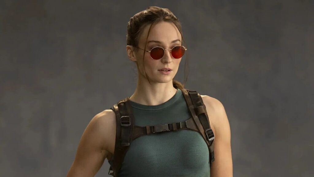 Acidente com Sophie Turner paralisa série ‘Tomb Raider’