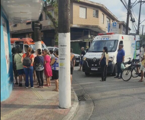 Duas pessoas são baleadas em tentativa de assalto em Cubatão
