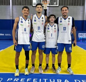 Equipe de Basquete 3×3 de Santos é campeã da 1ª etapa do Paulista Sub-23