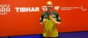 Mesatenistas de Santos conquistam cinco medalhas em etapa internacional paralímpica