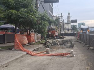 Obras da Sabesp na Perimetral têm término previsto para julho
