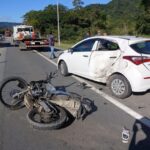 Motociclista morre em acidente na Rio-Santos