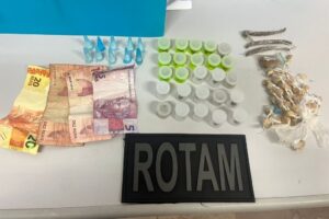 GCM de São Vicente apreende drogas e prende suspeito por tráfico