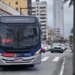 Idosa é atropelada por ônibus e tem perna amputada em São Vicente