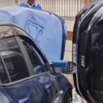 Carro capota após batida e uma pessoa fica ferida em PG
