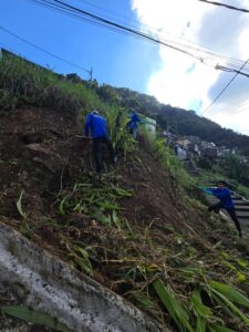 Santos inicia obra de contenção em encosta no Morro do Marapé