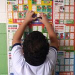 Escola de Cubatão promove álbum coletivo da Copa