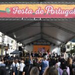 Festa de Portugal atrai multidão para o Centro de Santos