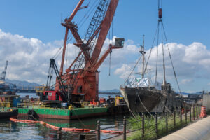 Navio Prof. W. Besnard ainda exige cautela, dizem especialistas