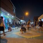 Pintura de rua para a Copa vira polêmica em Santos