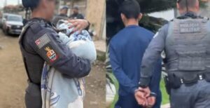 Bebê é resgatado após sequestro e ameaça do pai em Guarujá; VÍDEO