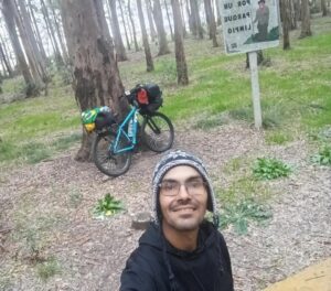 Morador de SV vai até o ‘fim de mundo’ de bicicleta