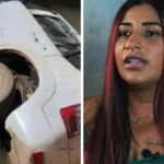 Mulher morre após carro cair em poço da Sabesp, em Santos