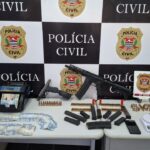 Polícia apreende armas e acessórios em Guarujá