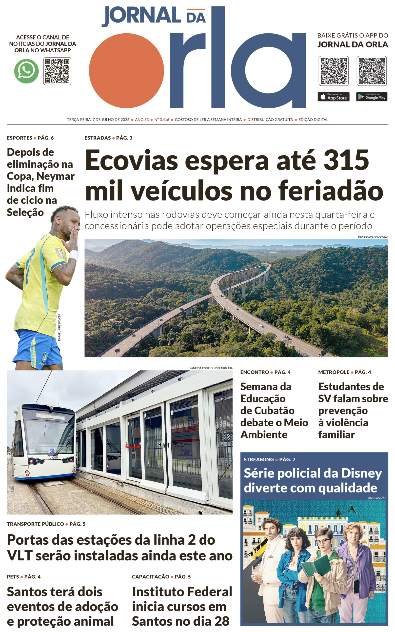 7.julho.2026 – N. 3.416