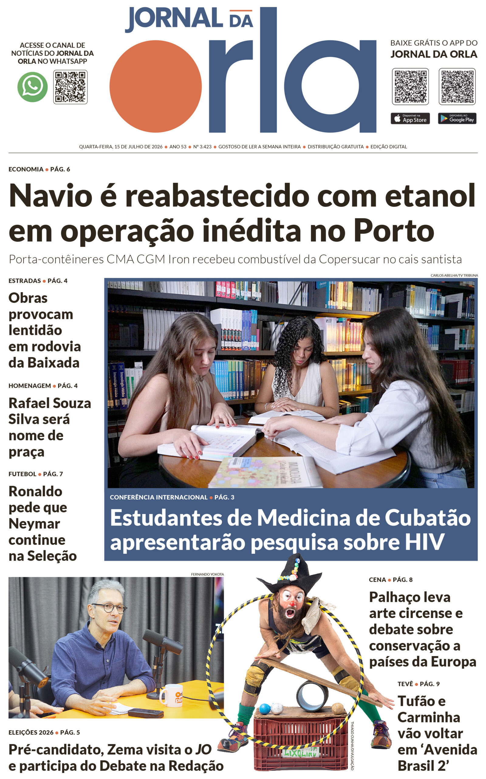 15.julho.2026 – N. 3.423