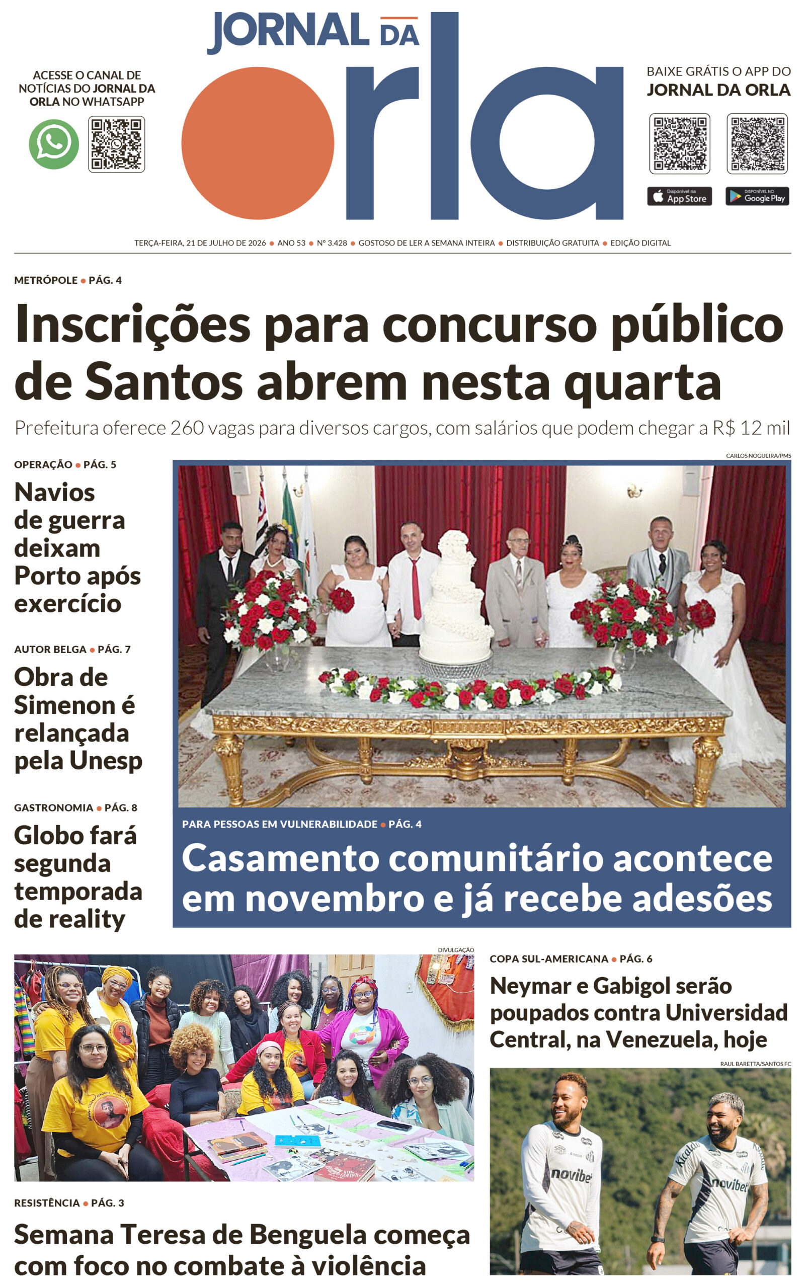 21.julho.2026 – N. 3.428