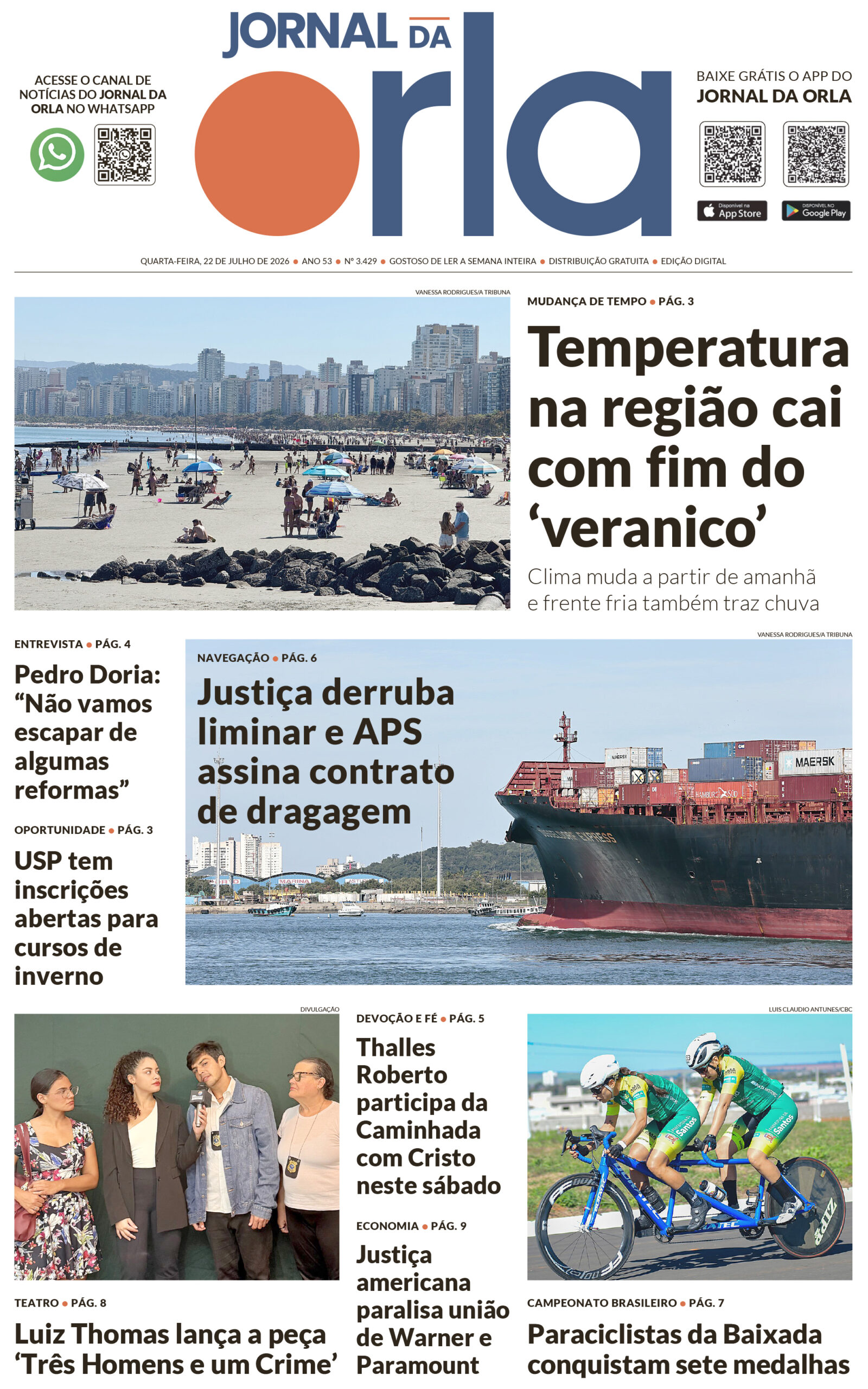 22.julho.2026 – N. 3.429