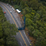 Obras na Mogi-Bertioga causam lentidão na descida da serra