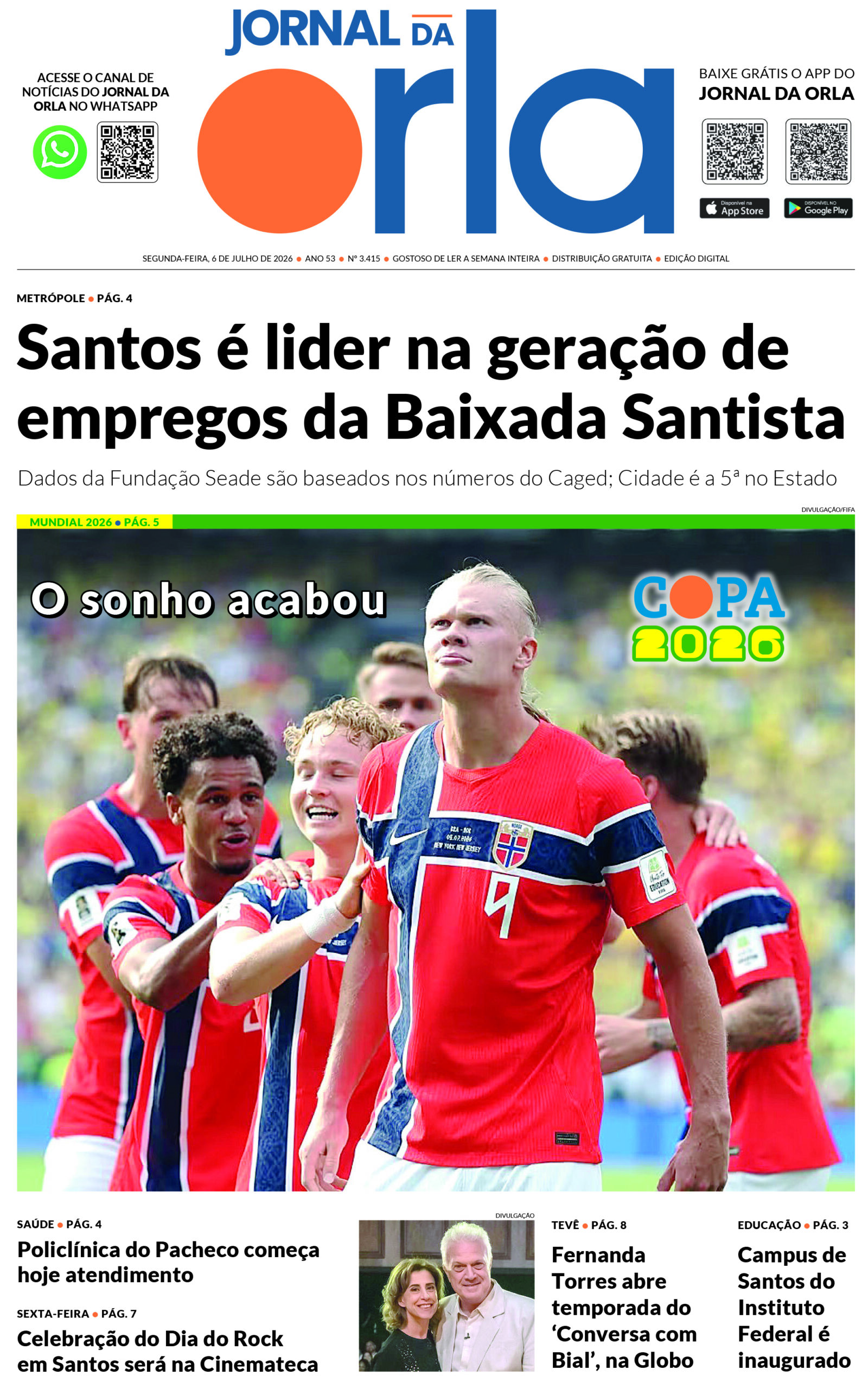 6.julho.2026 – N. 3.415